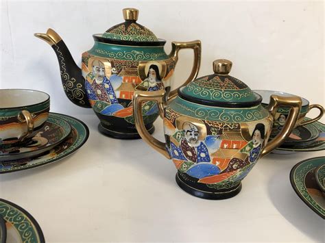 satsuma porcelain tea set